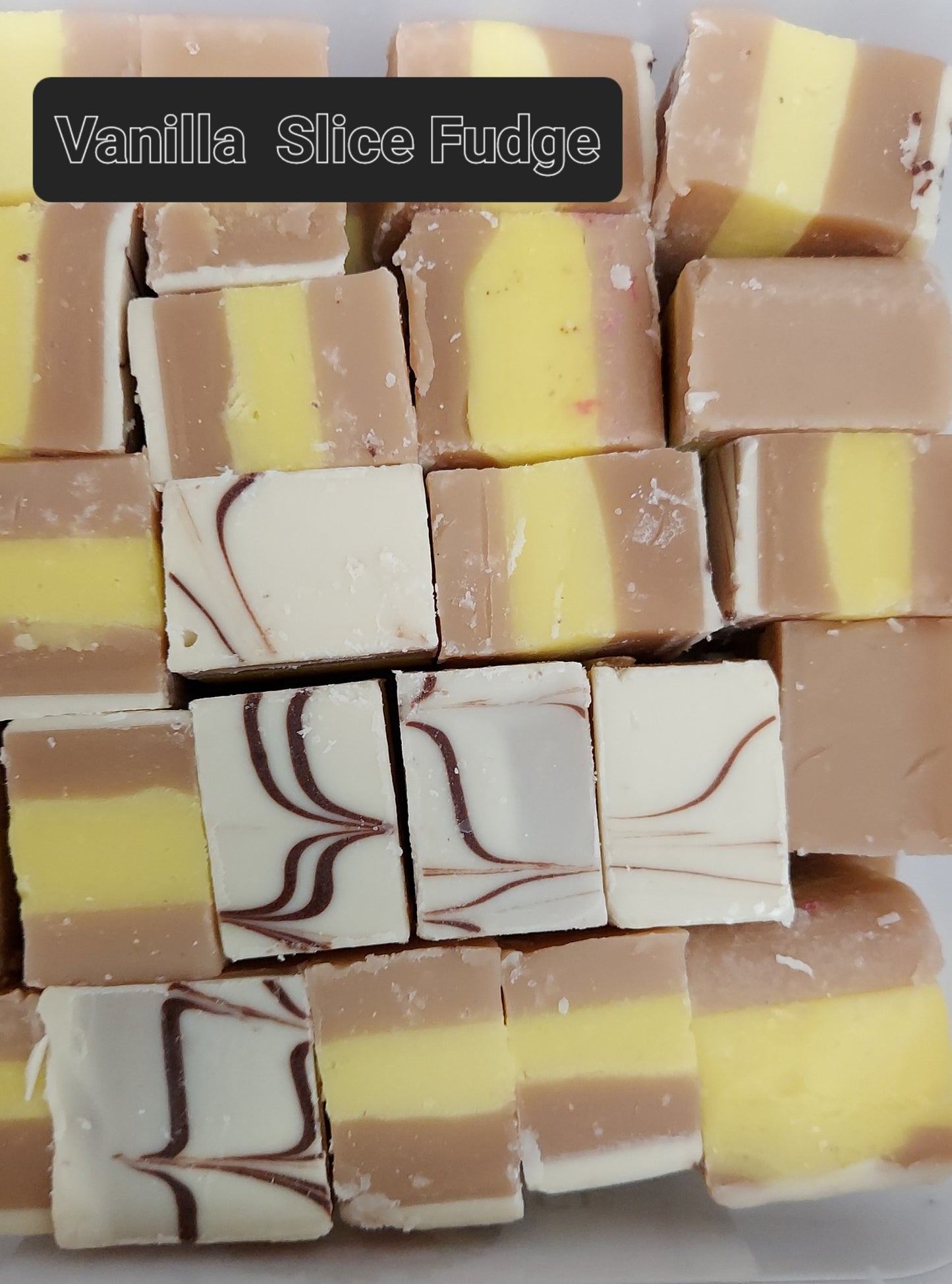 Vanilla Custard Slice Fudge
